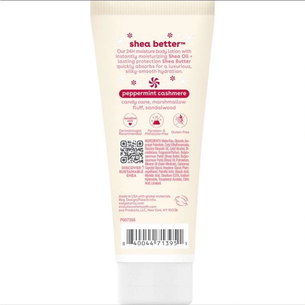 Eos Peppermint Cashmere Mini Body Lotion - Travel Size - Picture 2 of 7